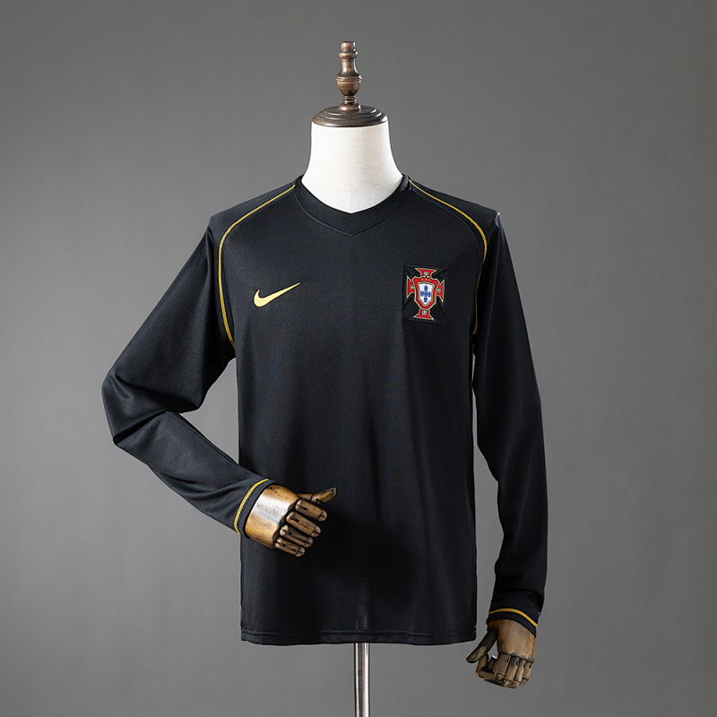 Portugal 2006 Away Long-Sleeve Retro Jersey S-XXL